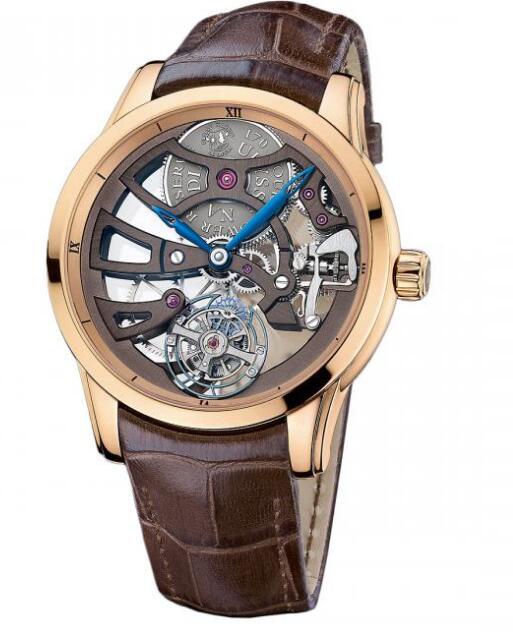 Review Best Ulysse Nardin Skeleton Tourbillon Manufacture 1706-129/BQ watches sale